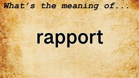 good rapport in tagalog|Translate 'rapport' into Tagalog: meaning & definition .